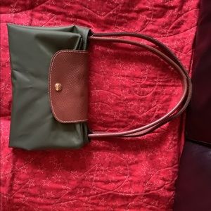 Large handle tote longchamp